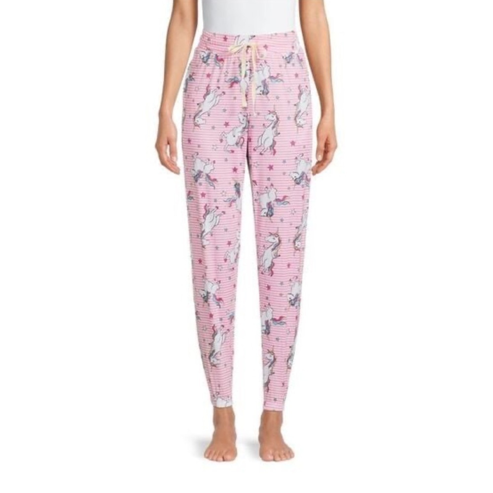 Briefly Stated Womens Large unicorn joggers